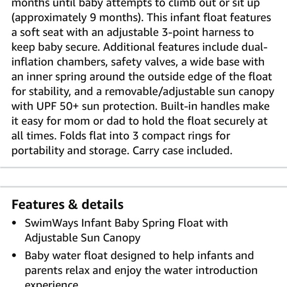 Infant Swimming Float - Picture 4 of 7